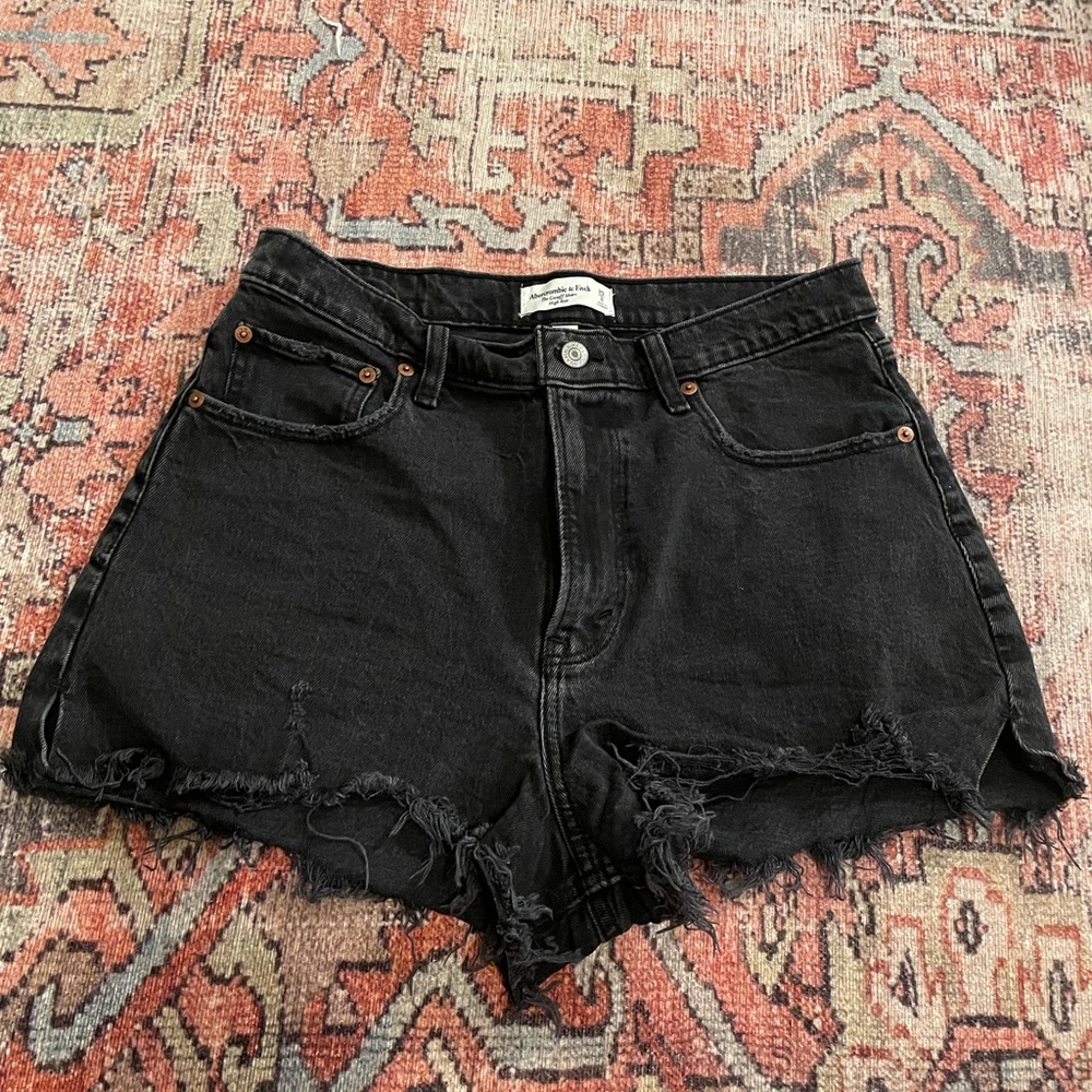 Abercrombie & Fitch Curve Love Jean Shorts
